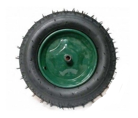 Materiale pentru constructii - BERV ROATA ROABA 350-8 VERDE BUCSA PLASTIC 0809