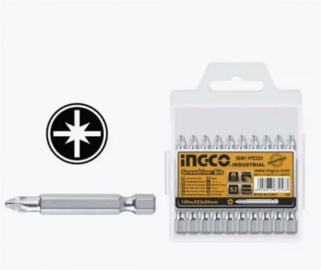 Biti si seturi biti - INGCO SET BITI PZ2 50MM 10BUC SDB11PZ223