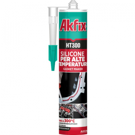 Vopsele, spume si silicoane - AKFIX SILICON PT GARNITURI ROSU  HT300 310ML  SA075