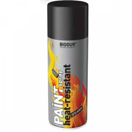 Vopsele, spume si silicoane - SPRAY NEGRU TEMP INALTE 400ML MAK701458