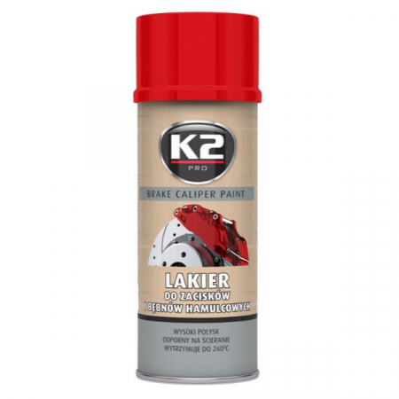 Scule auto si accesorii - K2 SPRAY ETRIERE ROSU FRANA 400ML L346CE