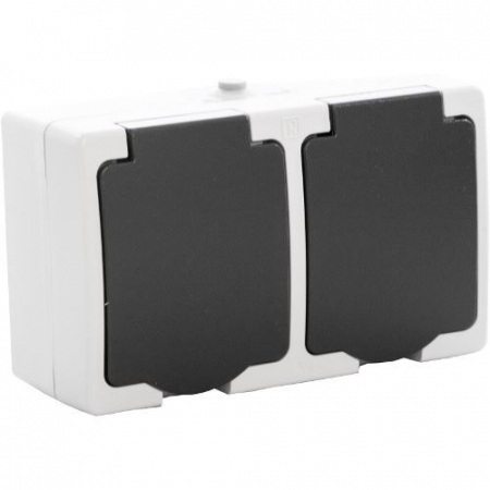 Prize si intrerupatoare - PRIZA DUBLA ANTIGRUN ST00241