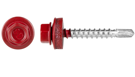Intretinere casa si curatenie - SURUB AUTOFORANT + SAIBA 4.8X29 50B ROSU METAL  a00089