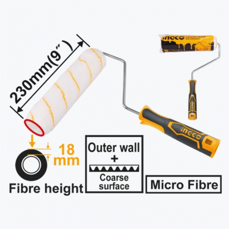 Materiale pentru constructii - INGCO TRAFALET 230MM/9MICROFIBRE 18MM PT EXTERIOR HRHT042302D