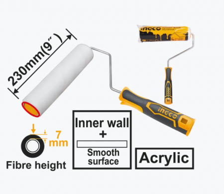 Materiale pentru constructii - INGCO TRAFALET 230MM/9 MICROFIBRA 7MM  PT INTERIOR HRHT052301