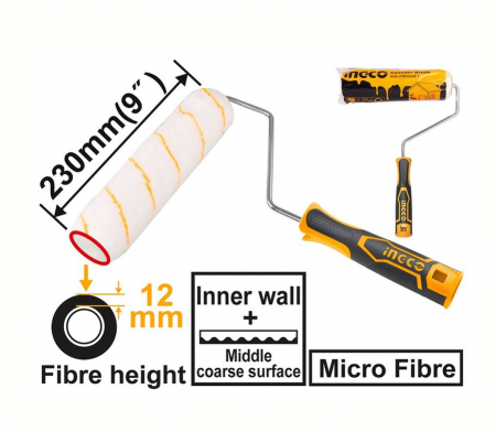 Zidarit, zugravit si finisari - INGCO TRAFALET 230MM/9 ACRYL 12MM PT INTERIOR HRHT042301D