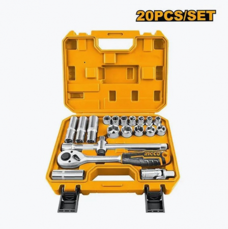 Chei hexagonale, tubulare si magnetice - INGCO TRUSA CHEI TUBULARE 1/2  20SET  HKTS12201