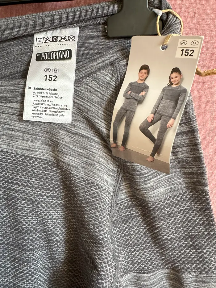Set bluza cu pantaloni termo copii [2]