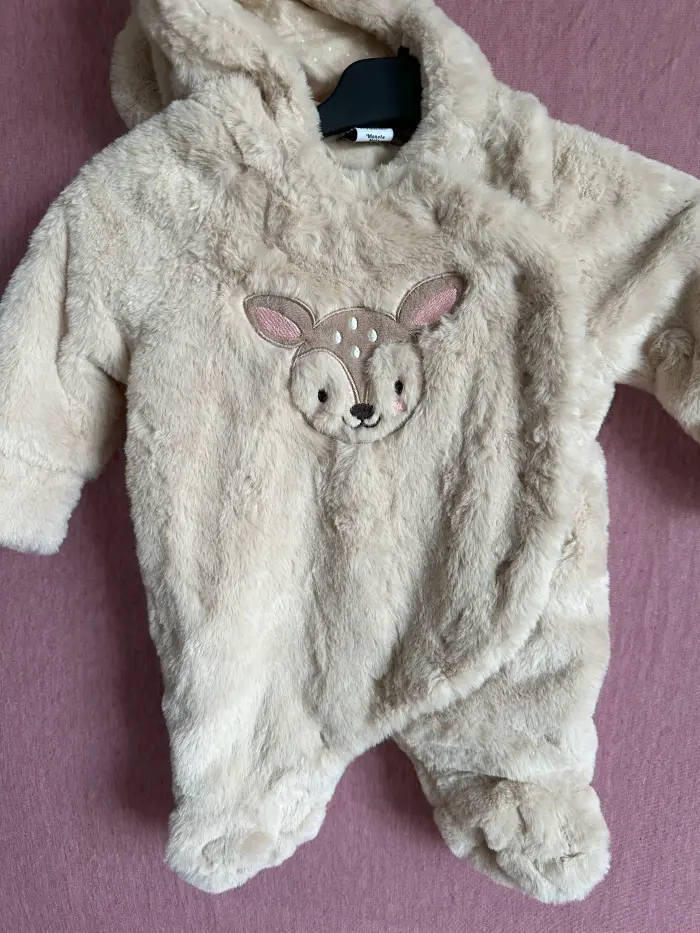 Copii - Salopeta blanita bebe 56