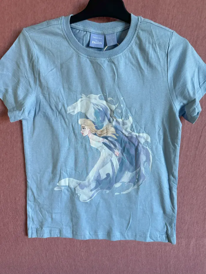 Copii - Tricou Elsa Frozen 122/128