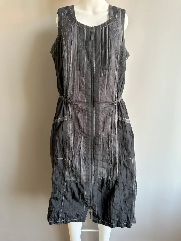 Rochii - Rochie cu fermoar si talie ajustabila 42