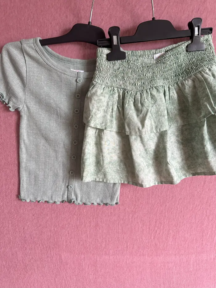 Copii - Set tricou cu fusta 6 ani
