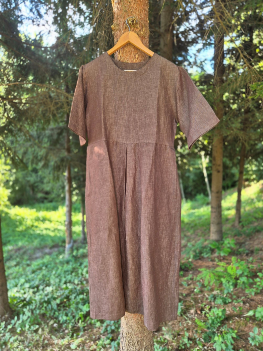 Rochie maro din in gros [5]