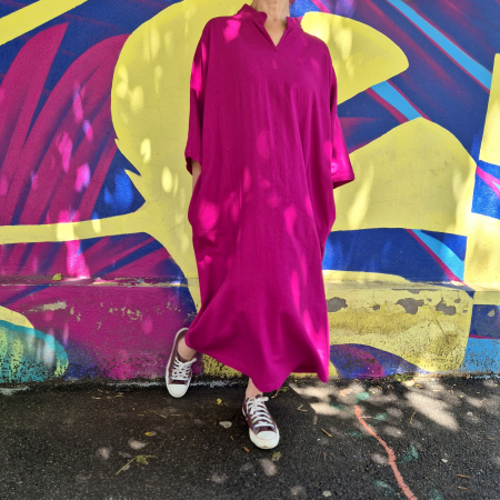 Rochii - Rochie almost fucsia