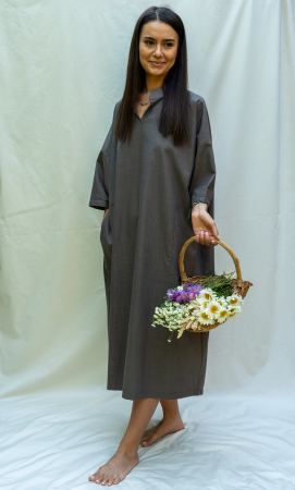 Straie - Rochie gri in