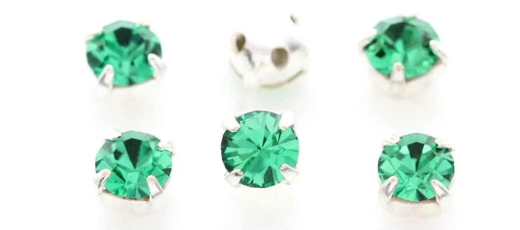 10 Martisoare cu Cristal Preciosa Mint Green [4]