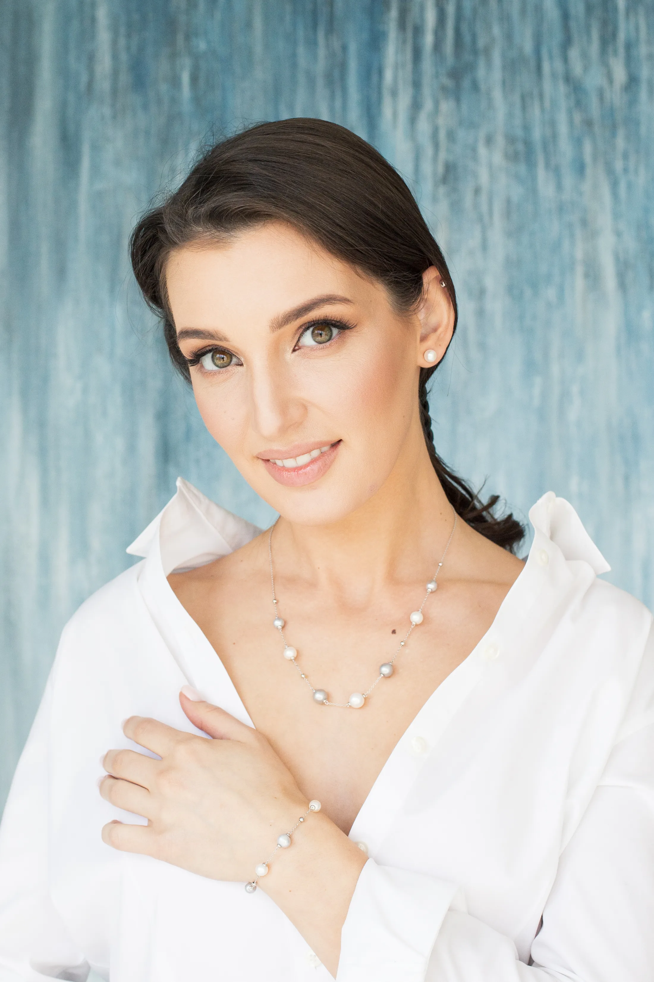 Bratara argint cu perle naturale - Bohème [2]