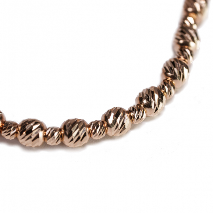 Bratara cu 57 de bile de Aur 14k AU0004 [3]