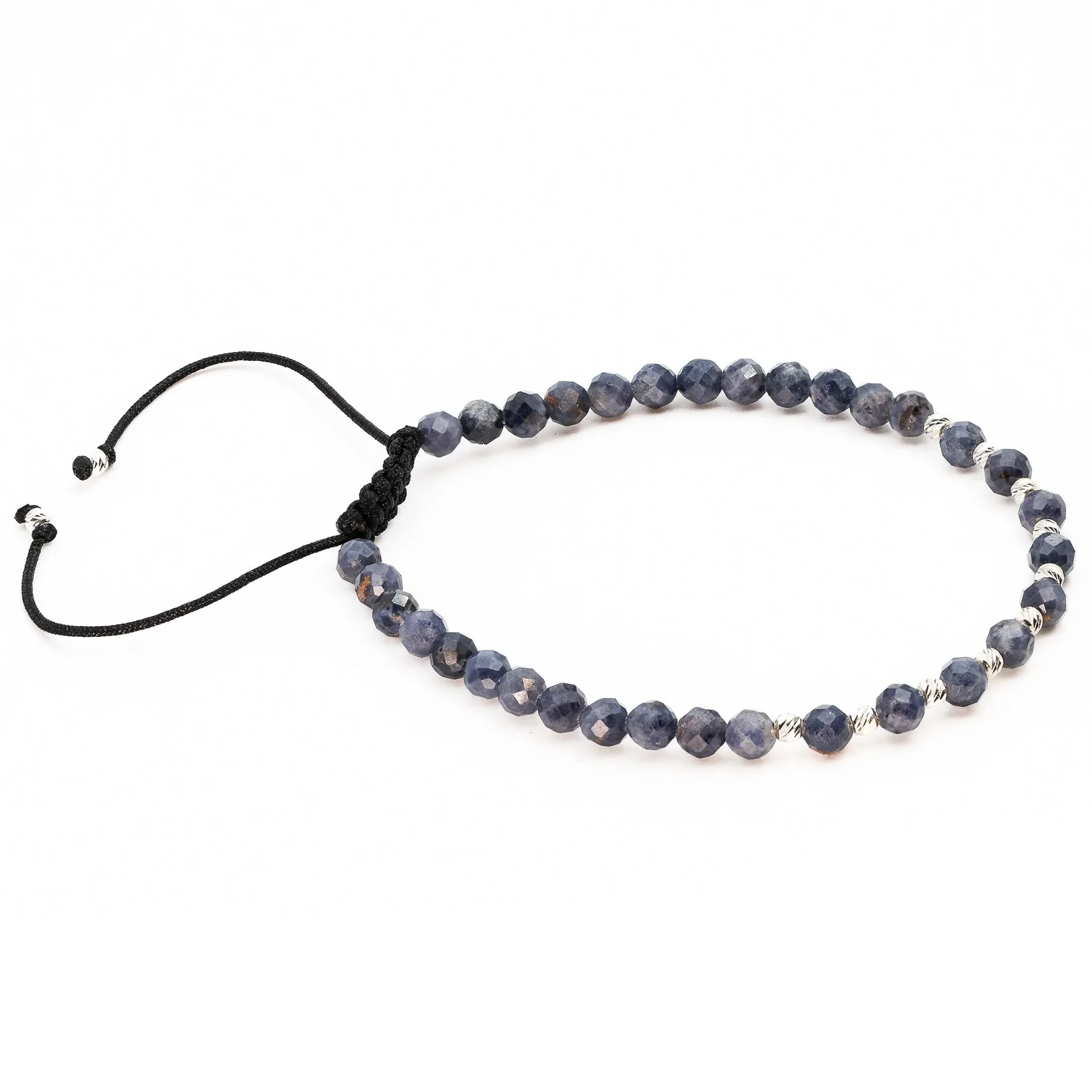Bratara cu bile de Argint 925 si Safir sfere fatetate – AG0019 [2]