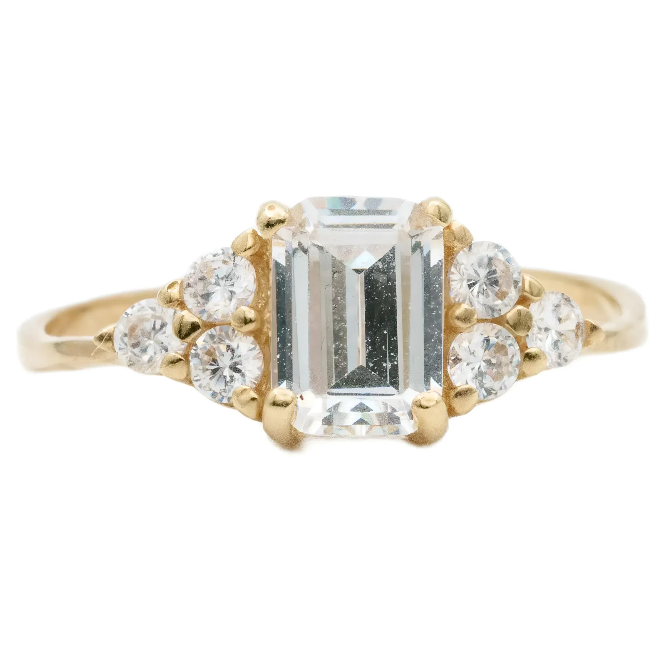 Inel Aur 14k cu pietre Zirconia AU0149 [2]