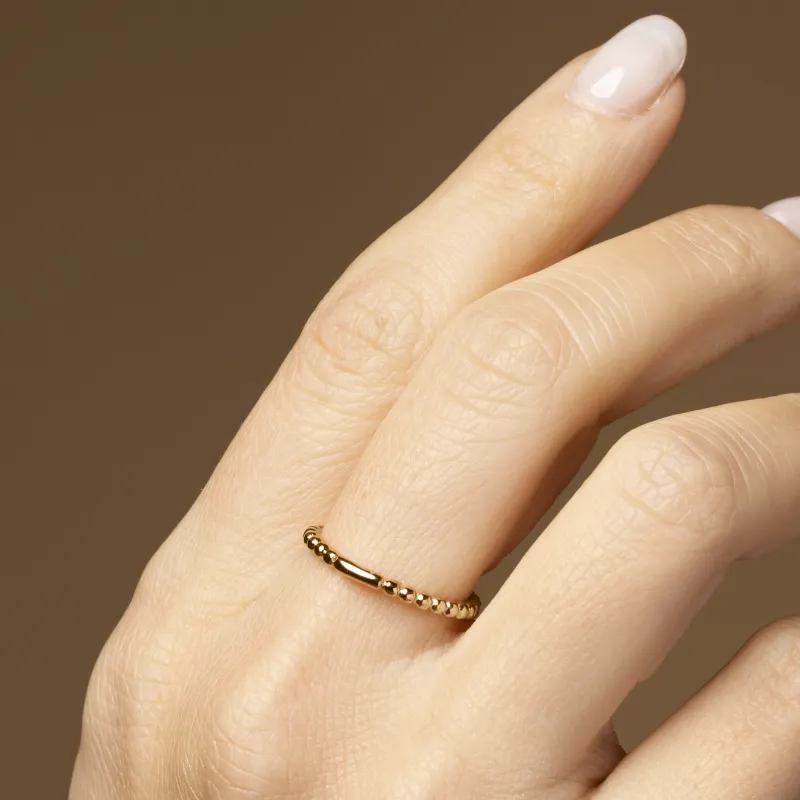 Inel Aur 14k cu bile AU0147 [2]