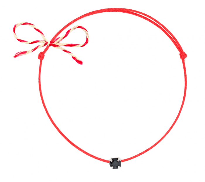 Martisor cu Cristal Swarovski Negru [1]