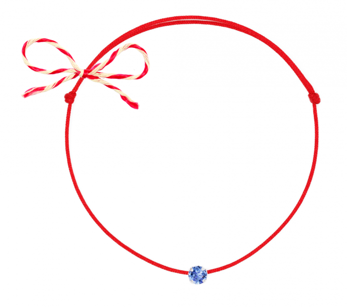 Martisor cu Cristal Swarovski Safir [1]