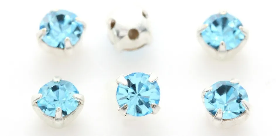 Martisor cu Cristal Preciosa Acvamarin [4]