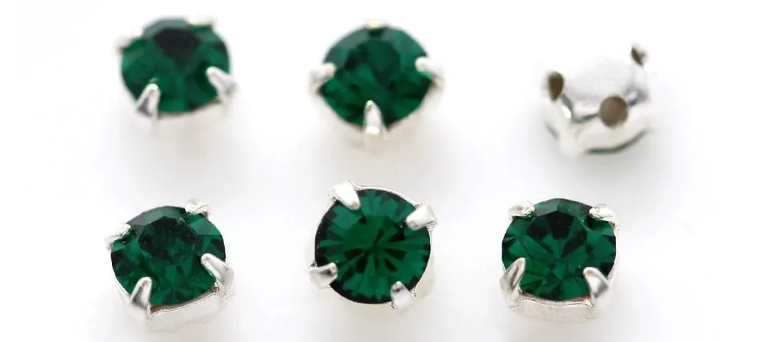 Martisor cu Cristal Preciosa Smarald [4]