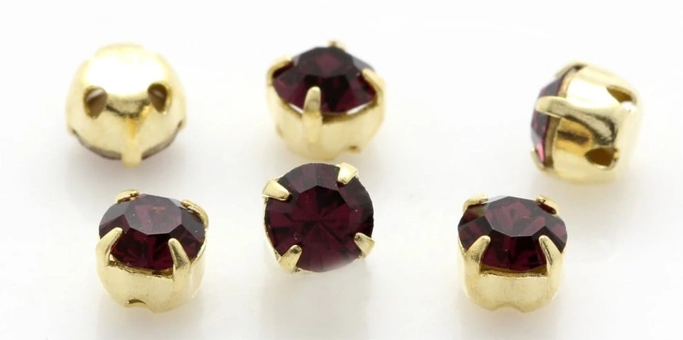 10 Martisoare cu Cristal Preciosa Ametist Gold [3]