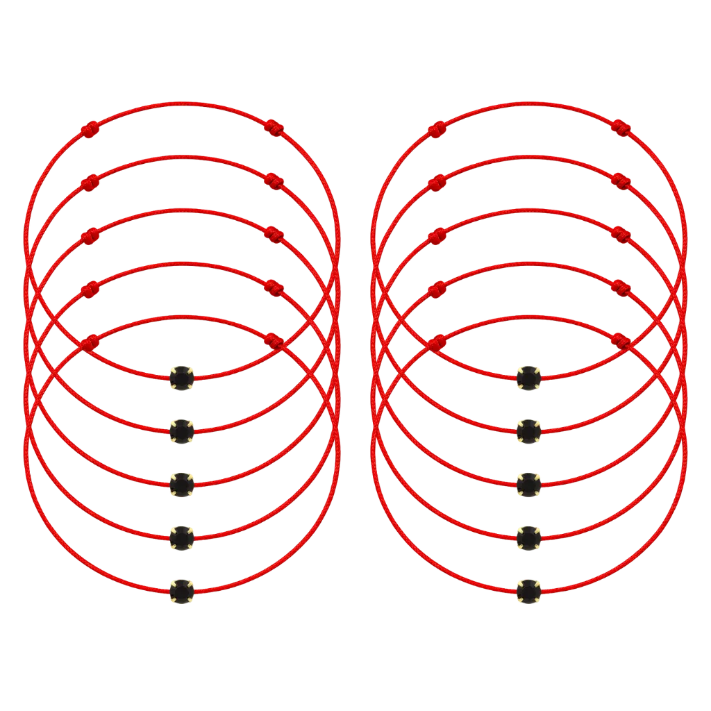 Martisoare - 10 Martisoare cu Cristal Preciosa Black Gold