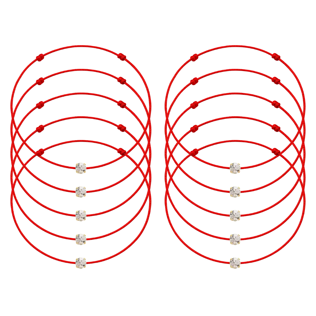 Martisoare - 10 Martisoare cu Cristal Preciosa Gold