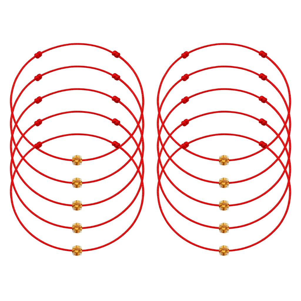 Martisoare - 10 Martisoare cu Cristal Preciosa Topaz