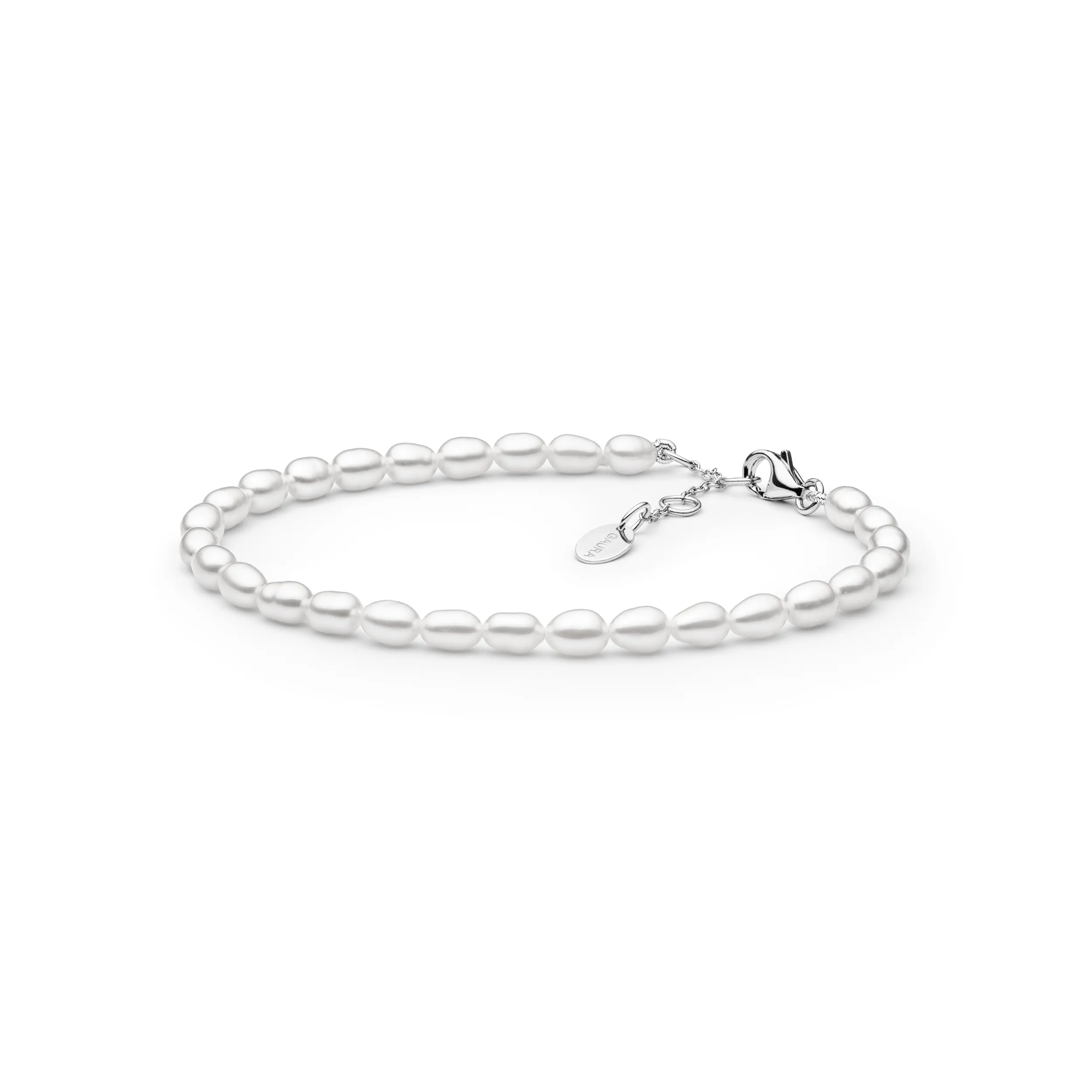 Bratari - Bratara argint cu perle naturale - Bianco