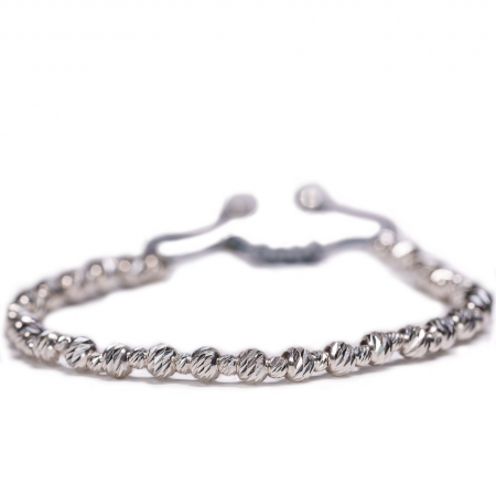 Bratara Argint 925 cu 57 de bile Handmade-AG0010