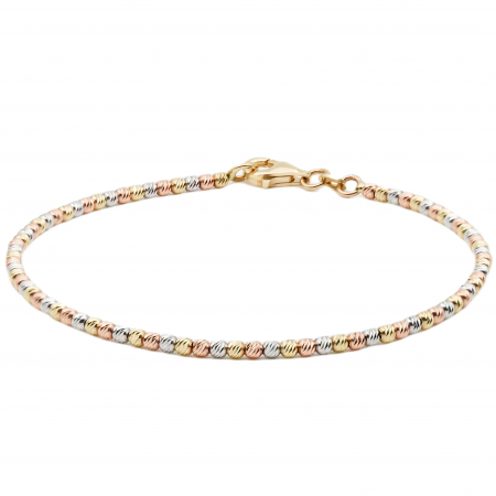 Bijuterii aur - Femei - Bratari - Bratara cu bile de Aur 14k AU0131