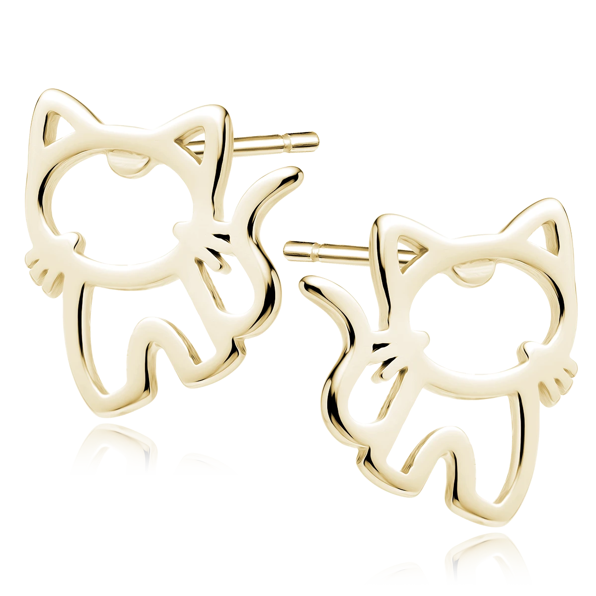 Cercei argint - Cercei argint copii - Golden Kitty