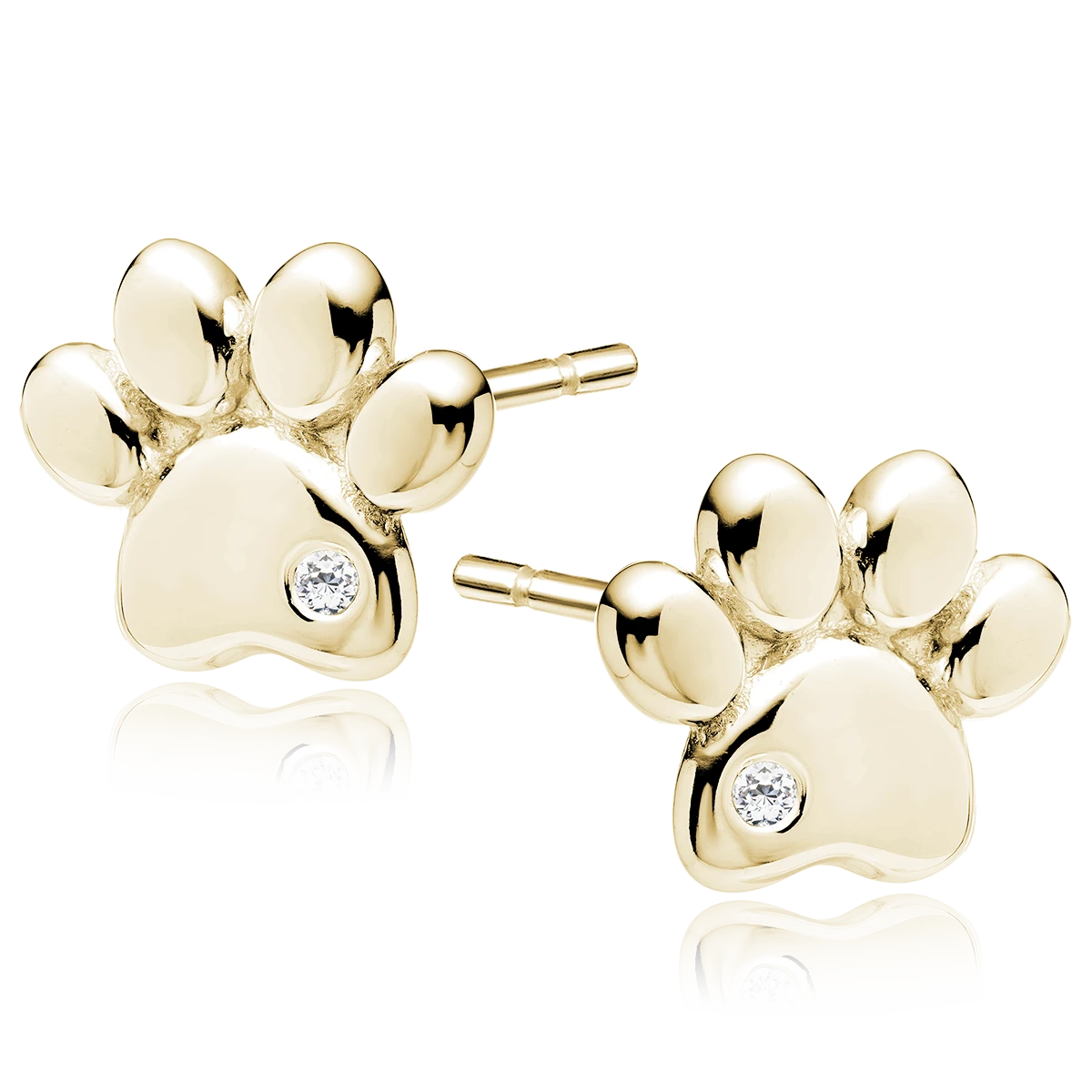Cercei argint - Cercei argint copii - Golden Paws