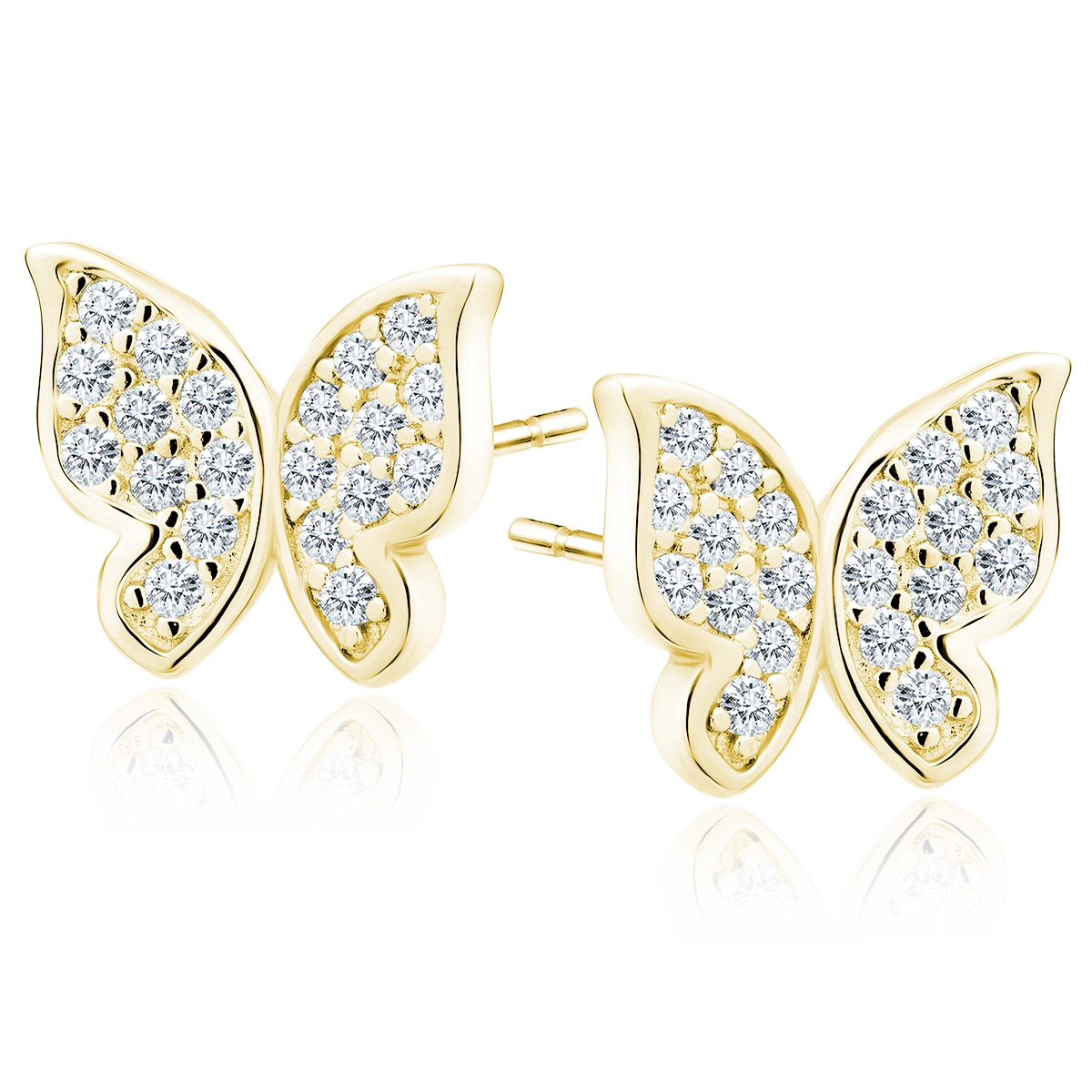 Cercei - Cercei argint copii - Golden Wings