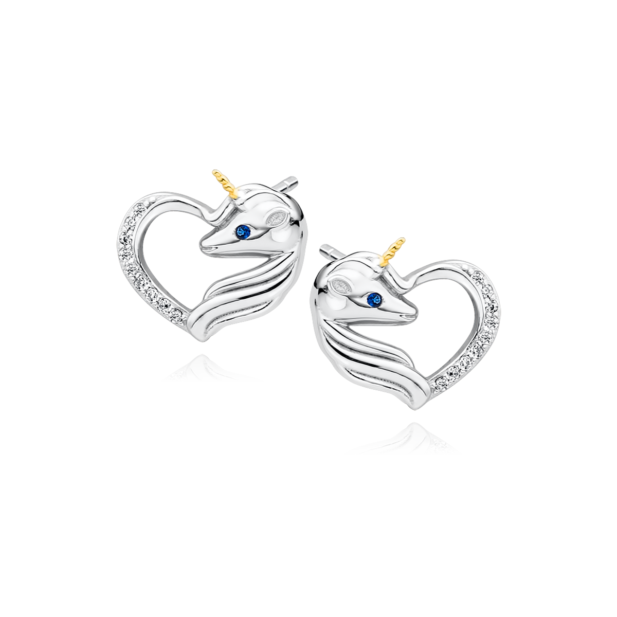 Cercei argint copii - Unicorno