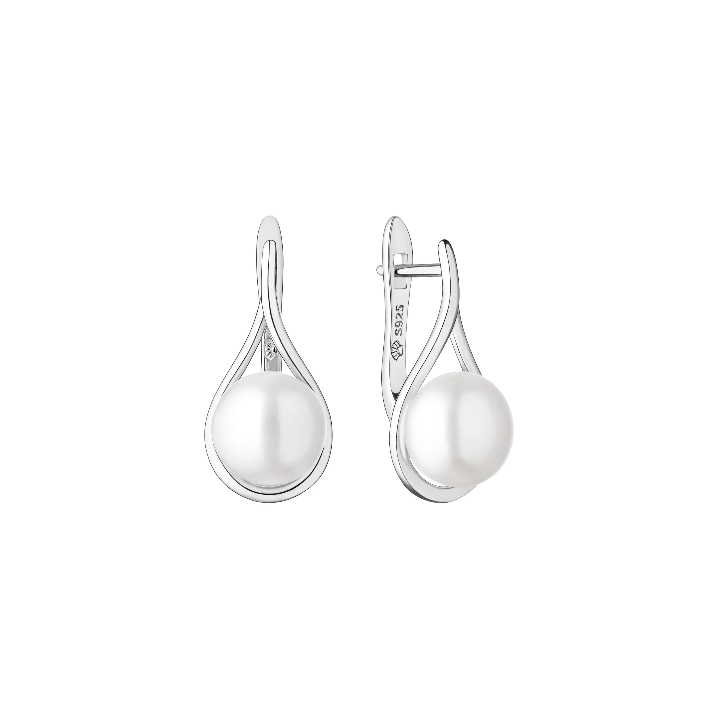Cercei argint cu perle naturale - Cocoon