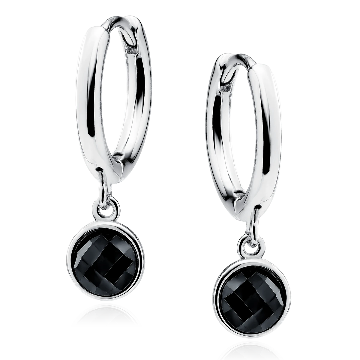Cercei argint - Cercei argint cu zirconii - Crystal Drop