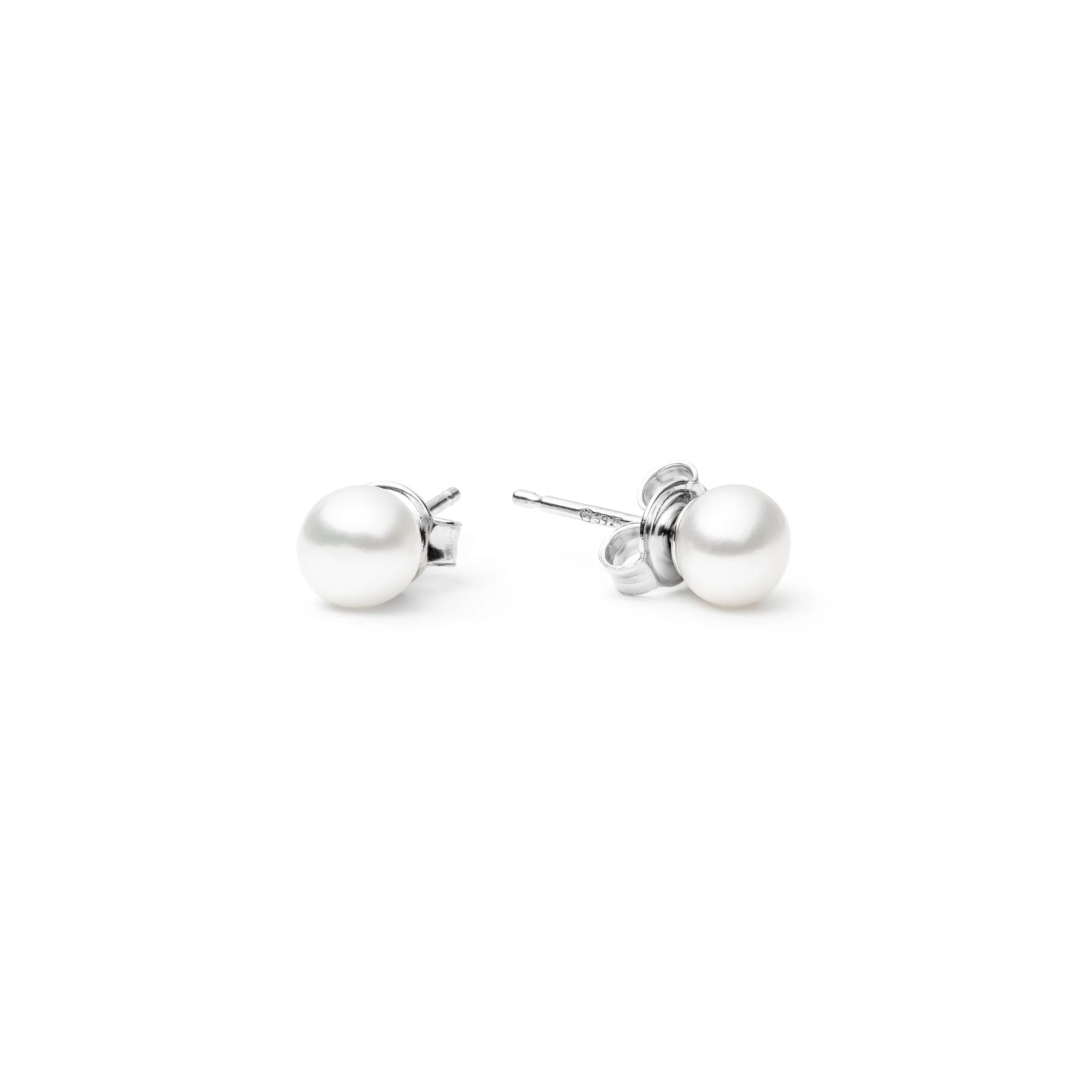 Cercei argint stud cu perle naturale - Pure