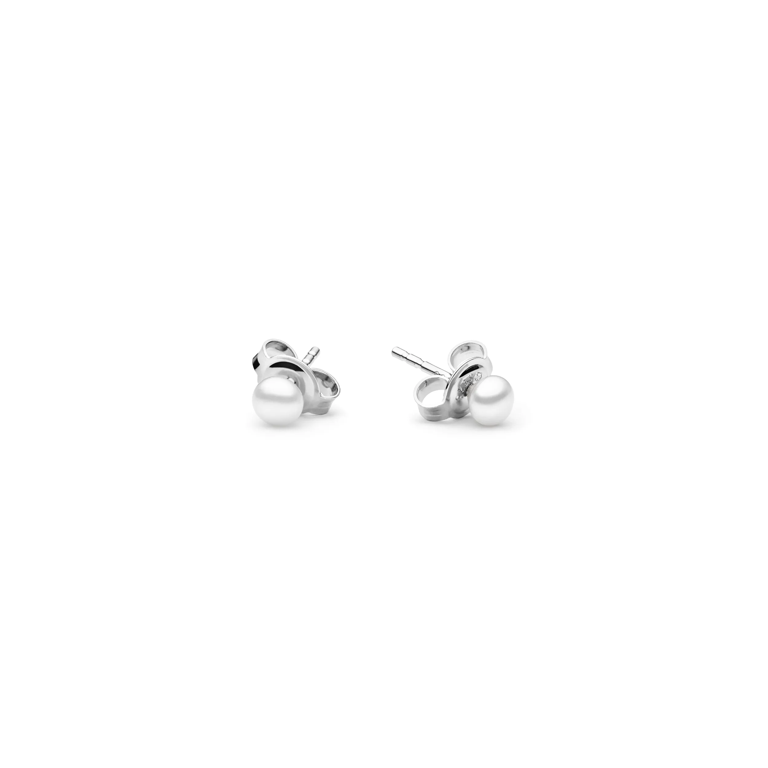 Cercei argint stud cu perle naturale - Pure