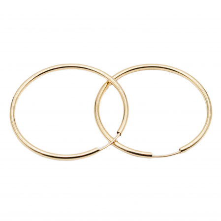 Bijuterii Aur - Cercei Aur 14k Creole AU0140