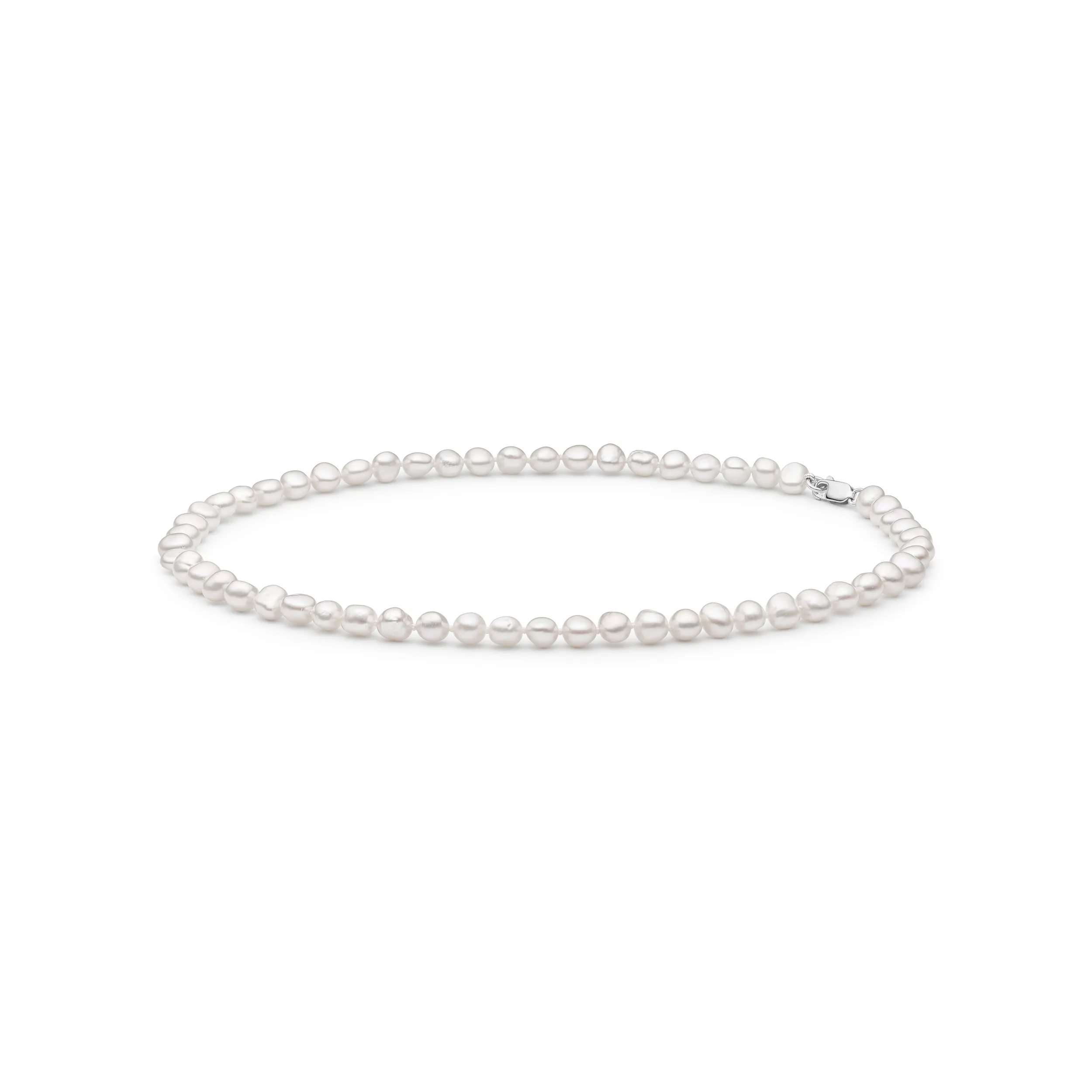 Colier argint cu perle naturale - Classique