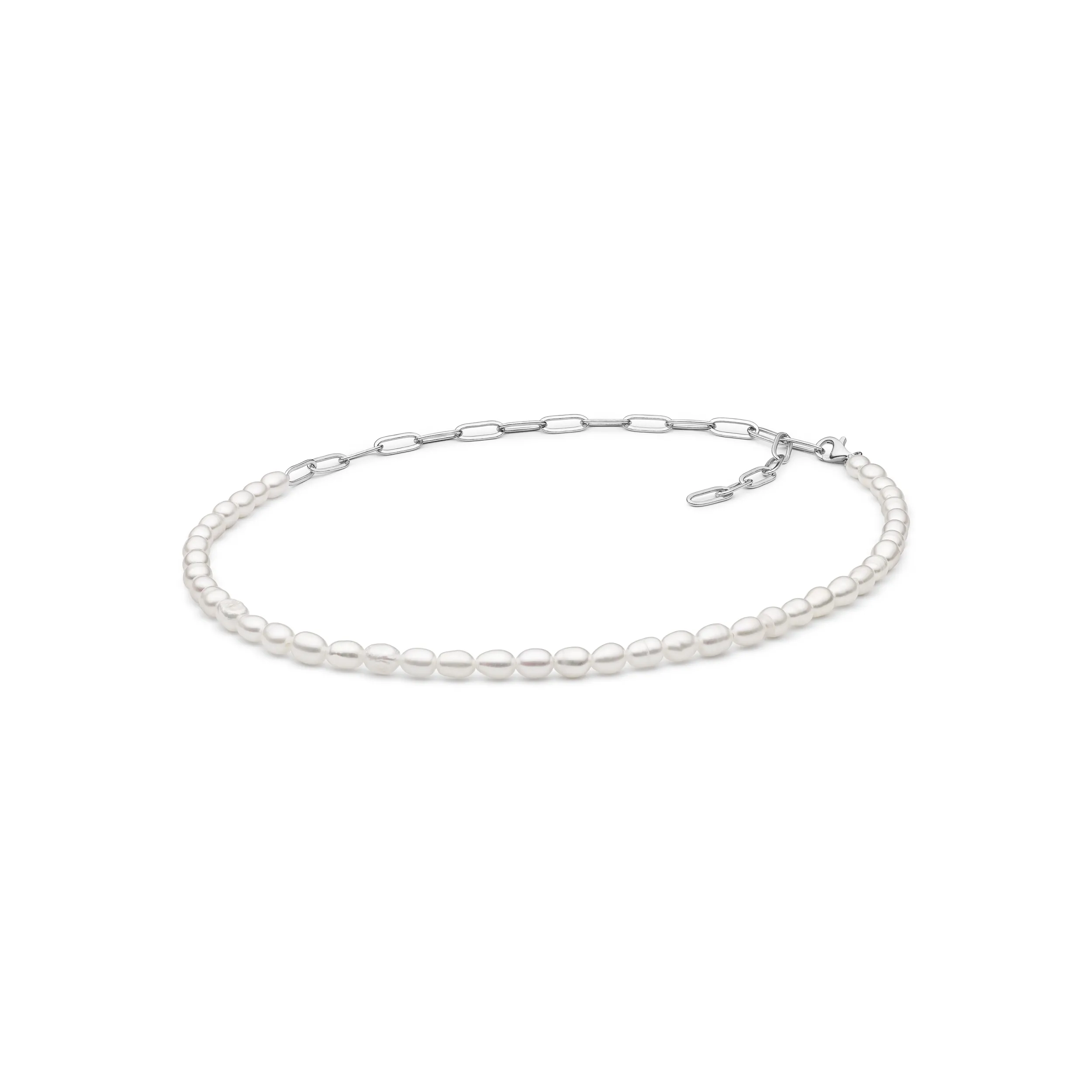 Colier argint cu perle naturale - Ibrida