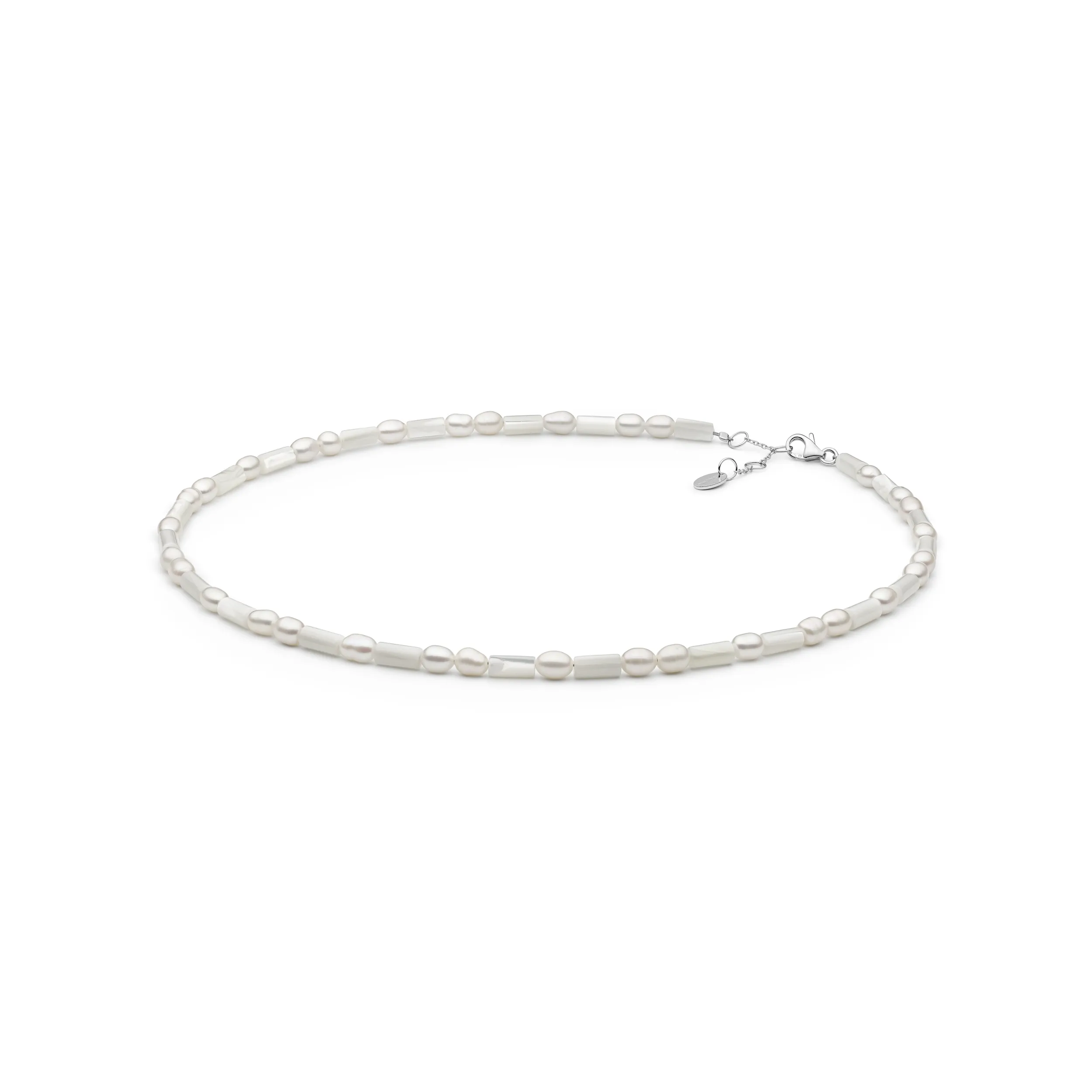 Colier argint cu perle naturale - Morse