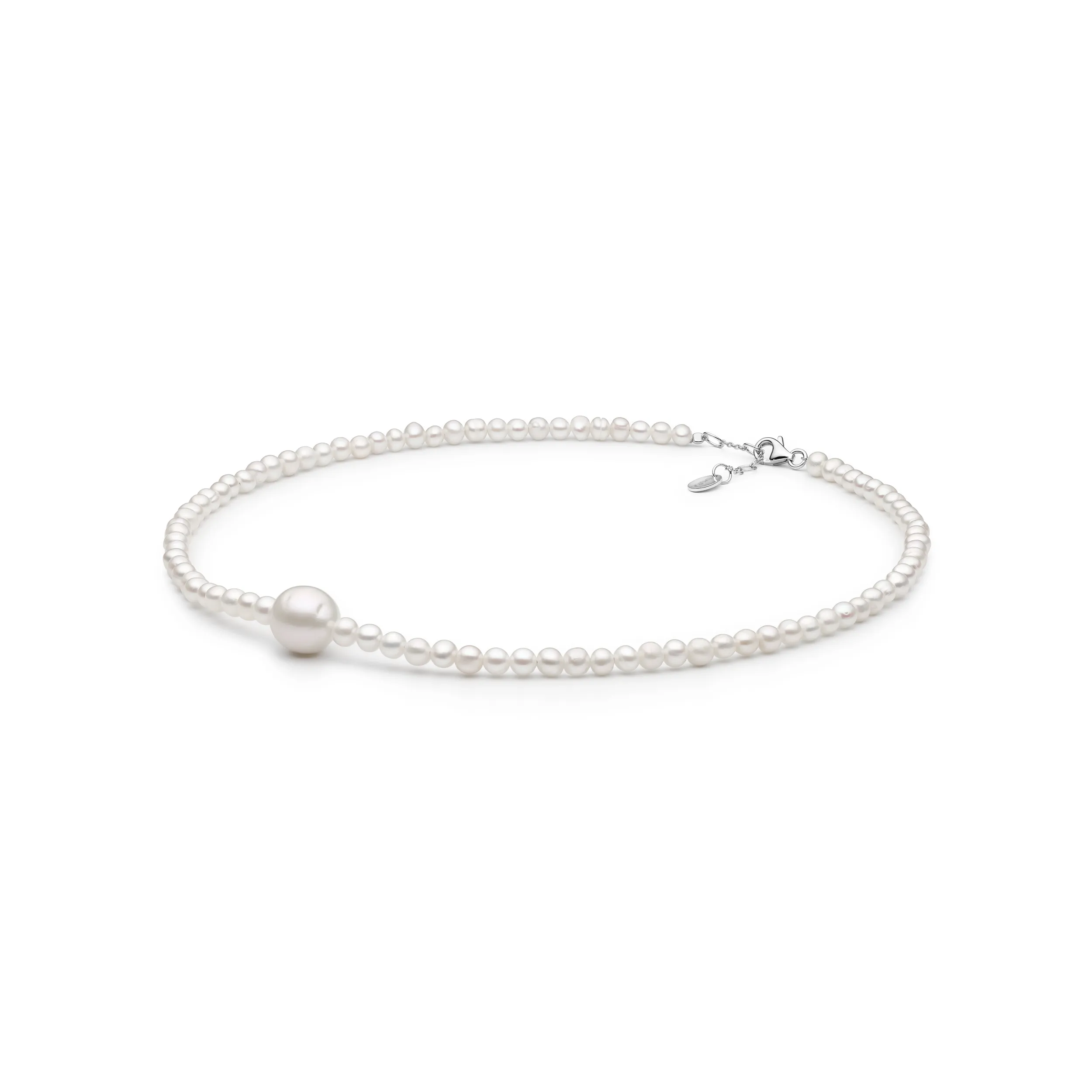 Colier argint cu perle naturale - Noblesse