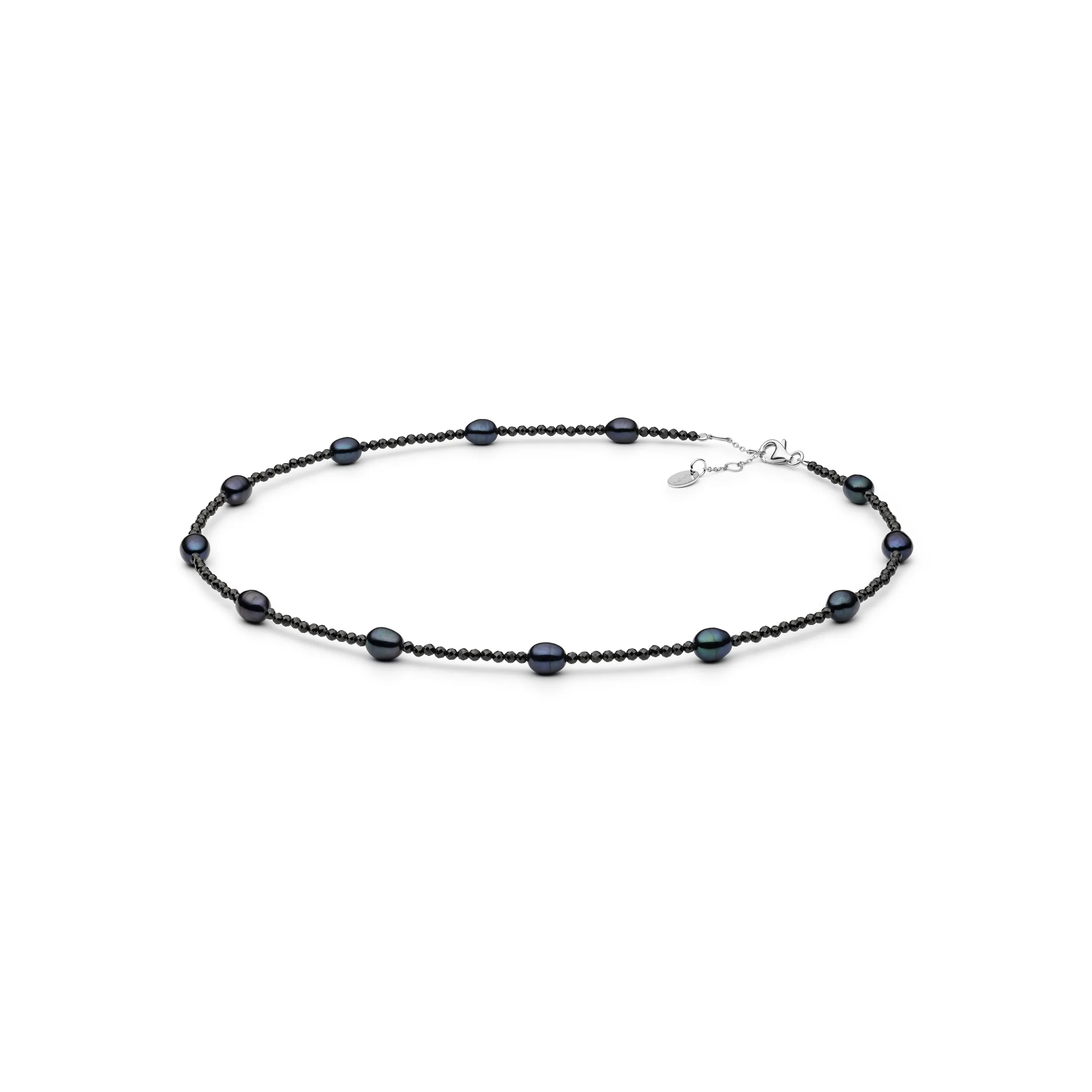 Colier argint cu perle naturale si spinel - Constelación